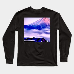 A Blue Journey Through Mountain Vistas Long Sleeve T-Shirt